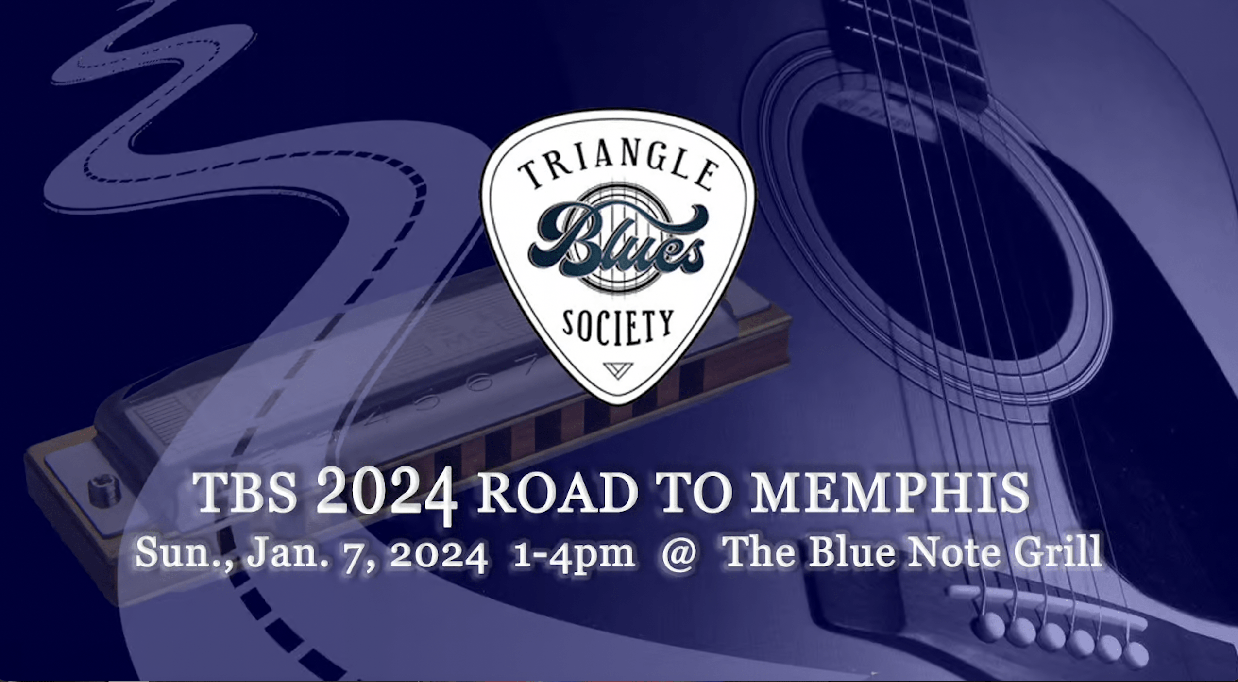 Triangle Blues Society 2024 Road to Memphis Image