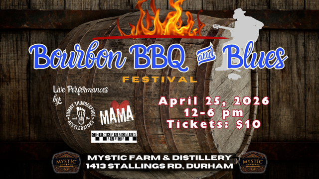 Want Free Admission to the Bourbon, BBQ and Blues Festival at Mystic Farm and Distillery?