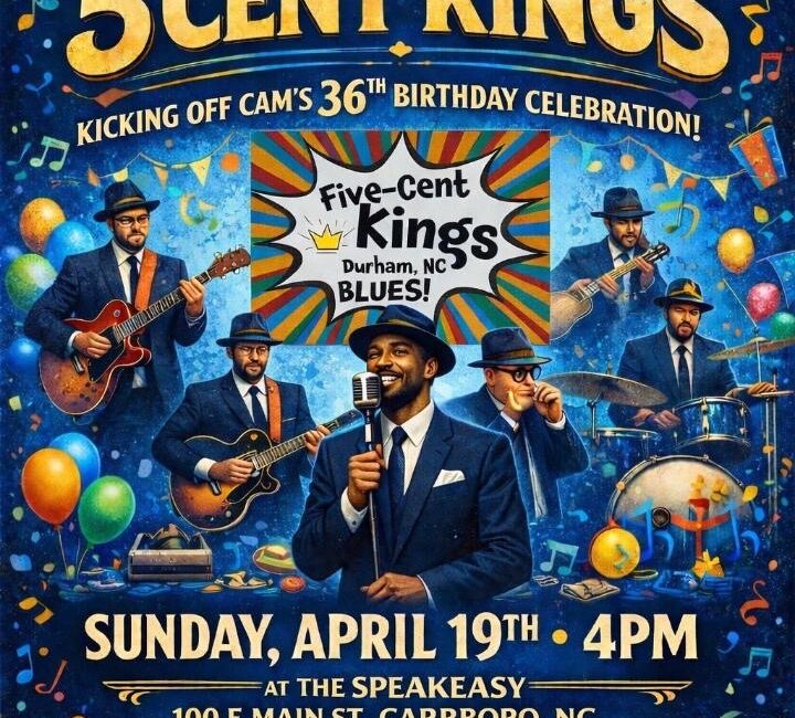 TBS 3rd Sunday Jam, Sunday April 19th, 2026, Speakeasy, Carrboro